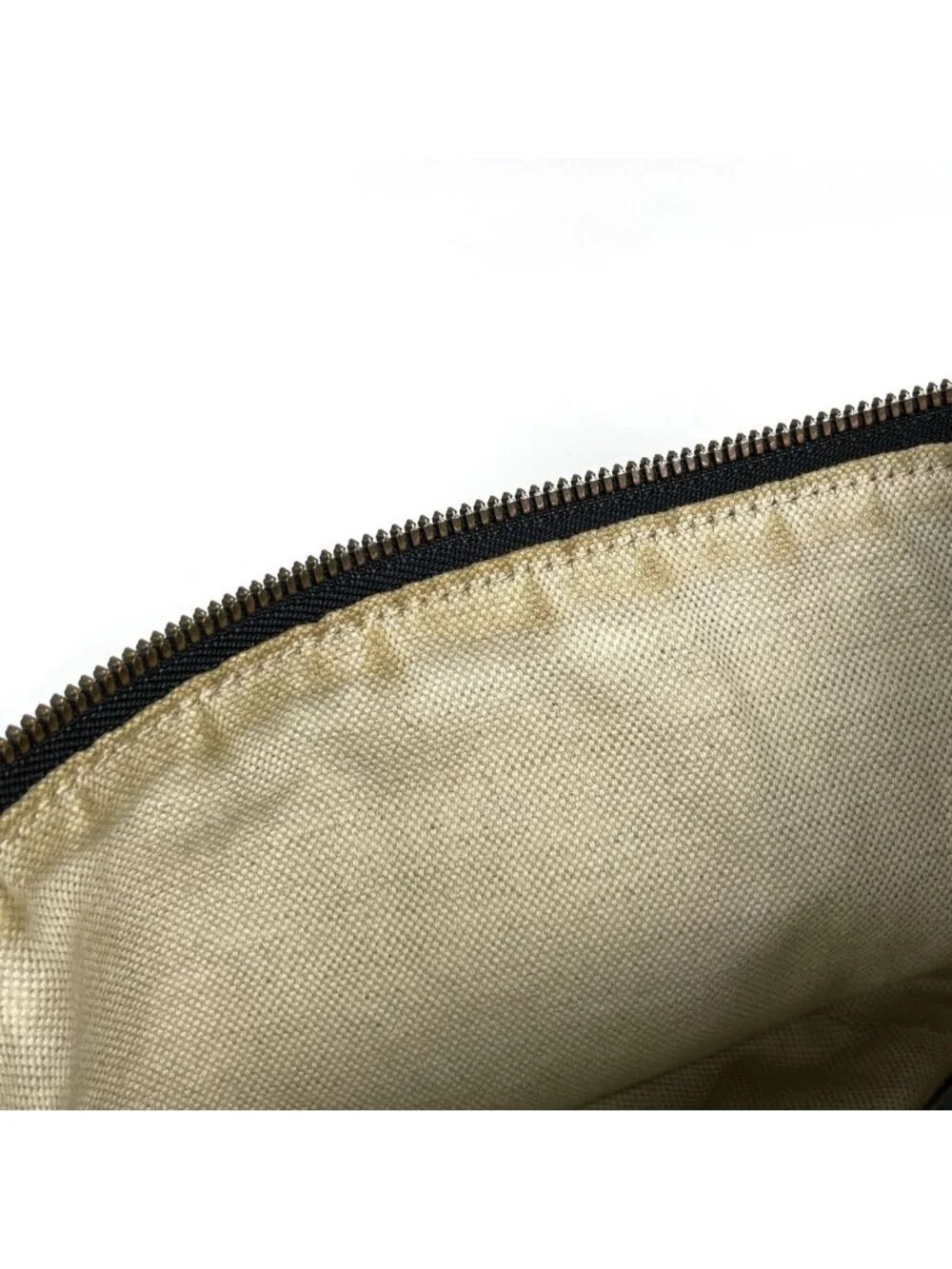 Gucci Belt Bag Logo Sherry Line Web Leather Black